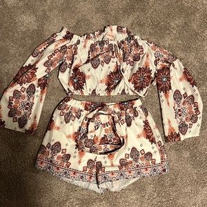 Two Piece Summer Short Set